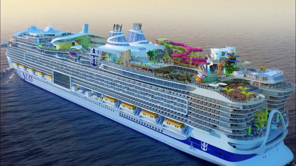 Самый большой круизный лайнер в мире 2023