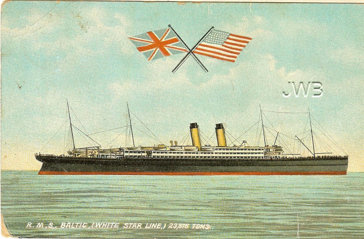 Корабль Британик компании Уайт Стар лайн