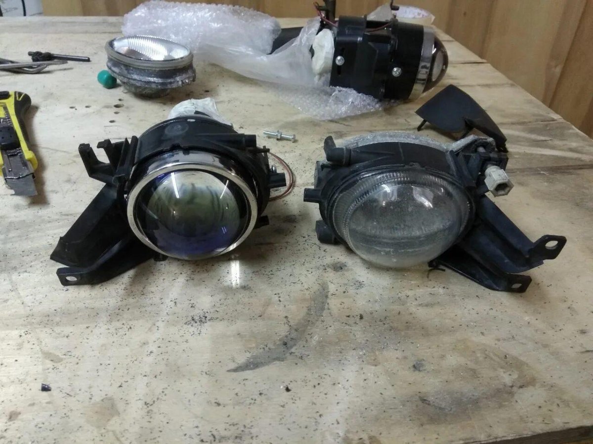 BMW e90 ПТФ линзы