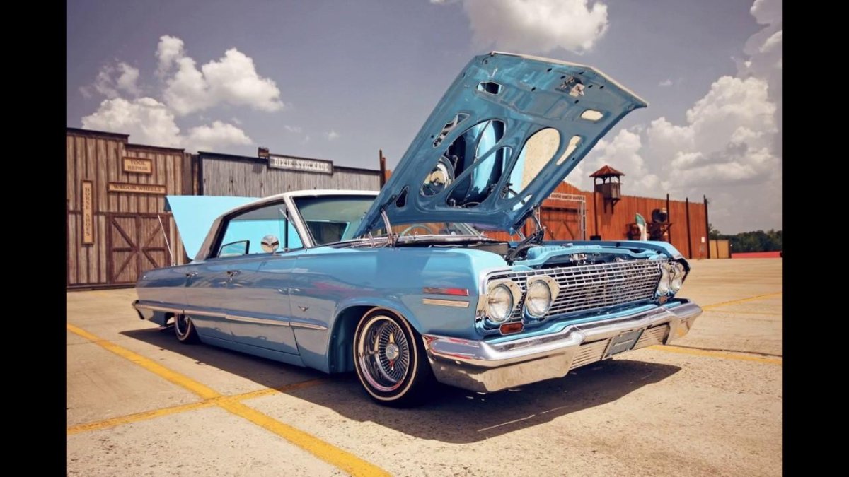 Chevrolet Impala 1958 лоурайдер