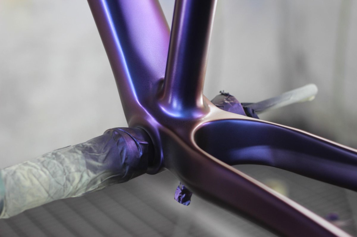 Порошковая покраска велосипеда