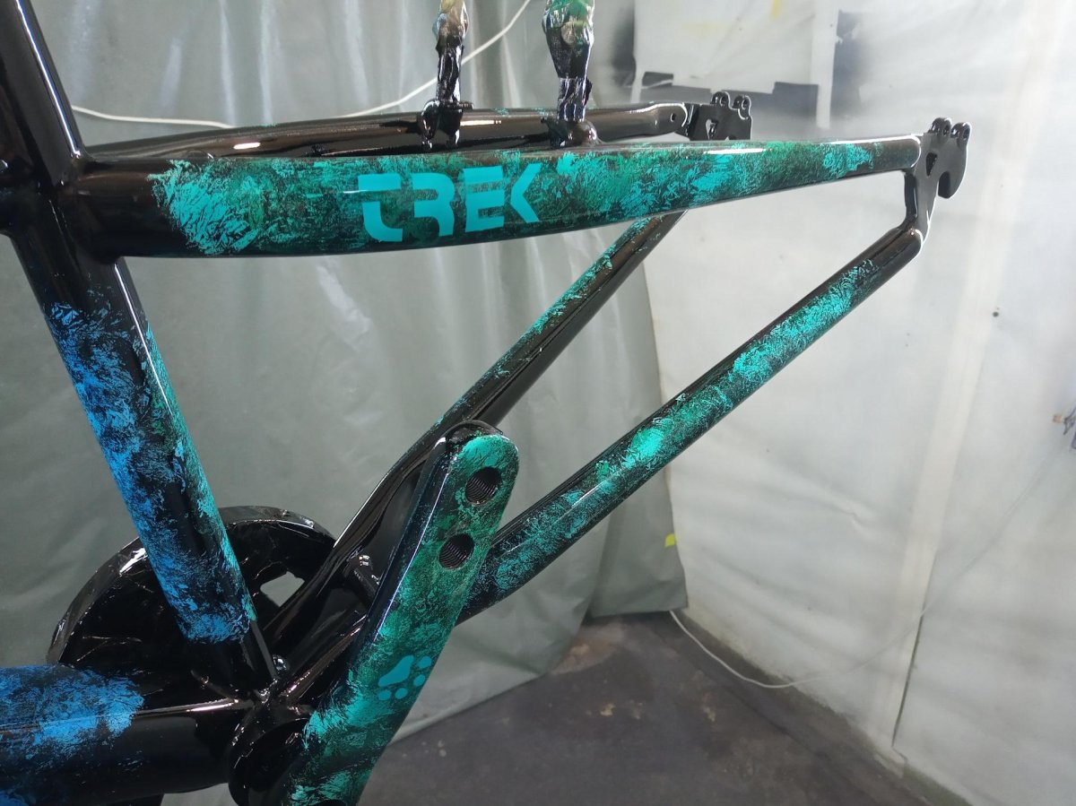 Аквапринт велосипеда рама