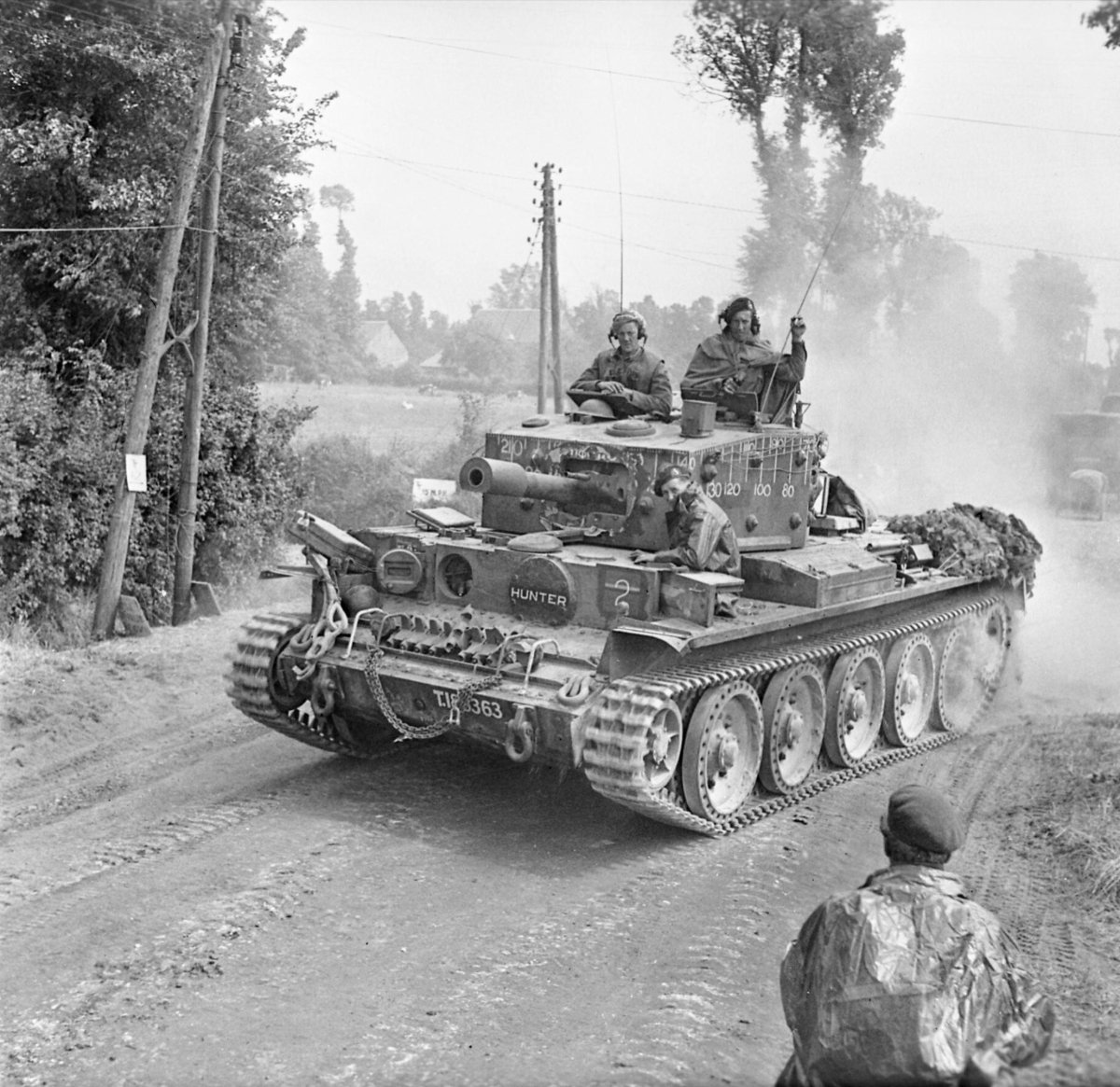 Подбитый танк Кромвель