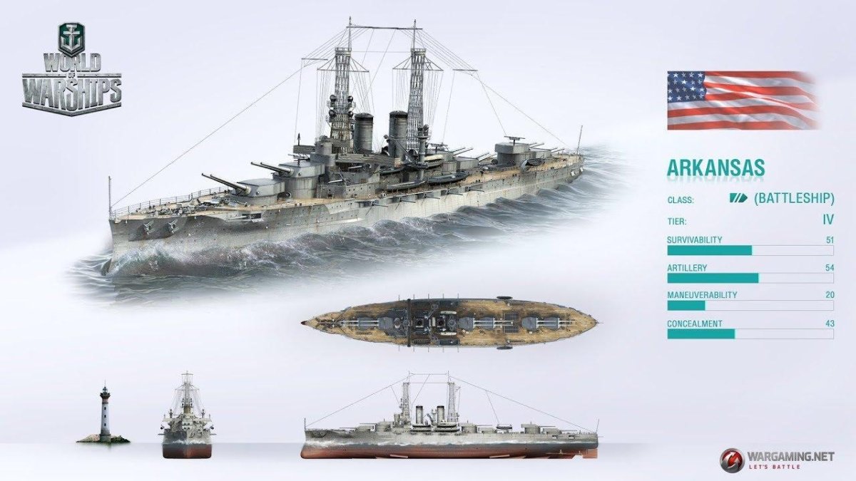 Корабль Техас World of Warships