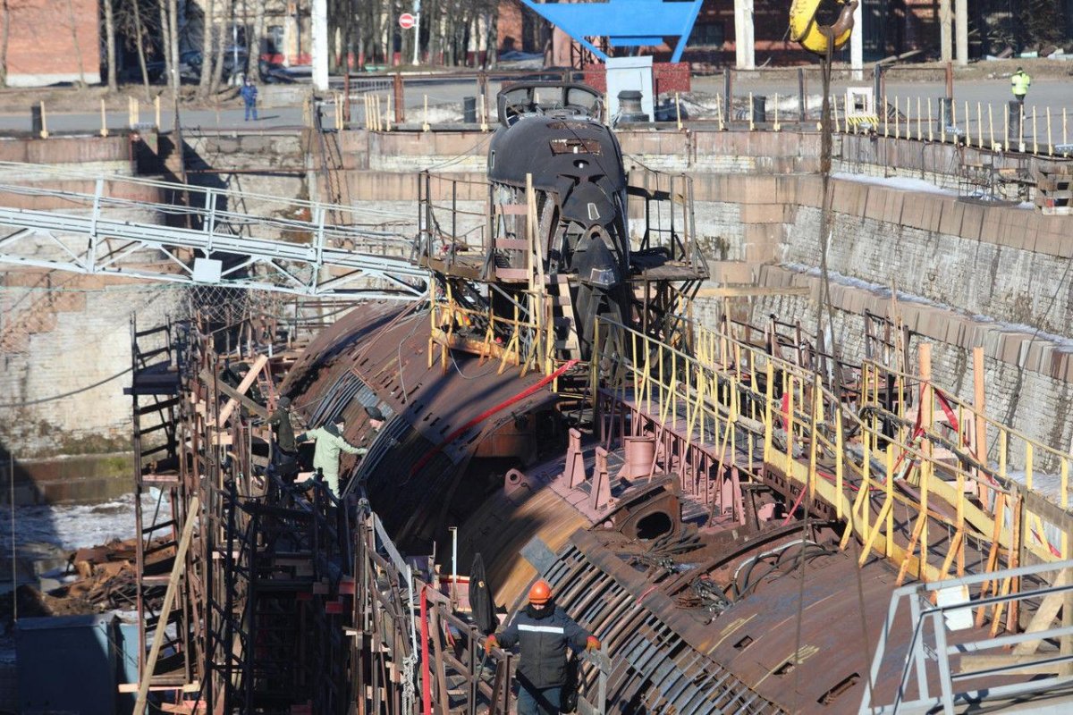 К3 подлодка в Кронштадте