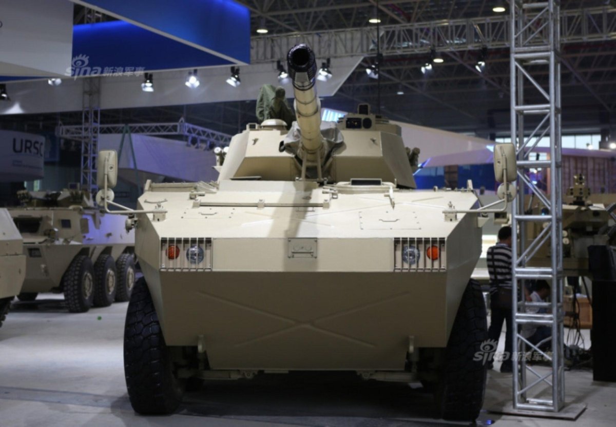 Китайский колесный танк st1