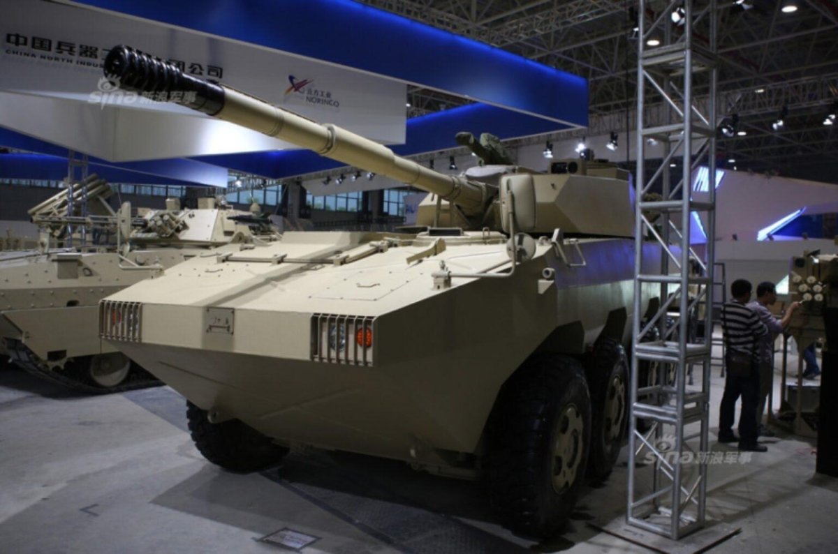 Китайский колесный танк st1