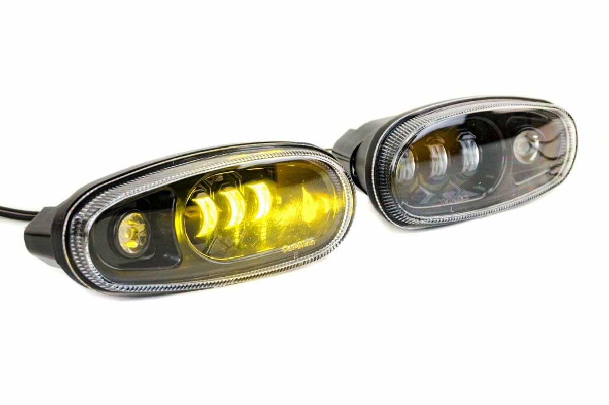 ПТФ на Ланос с линзами