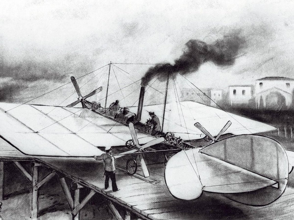 Летательный аппарат Можайского 1882