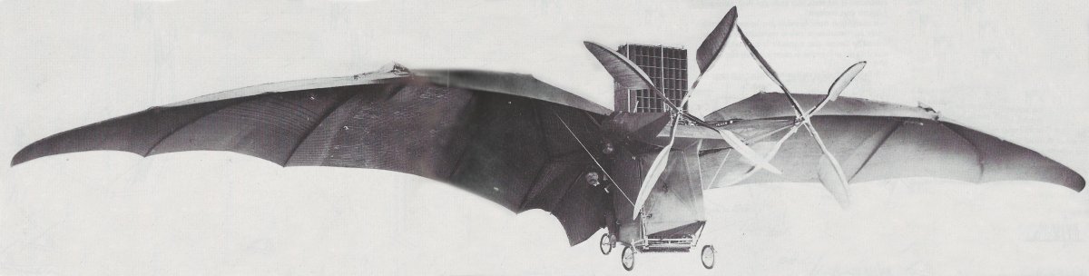 Первый летательный аппарат Леонардо да Винчи