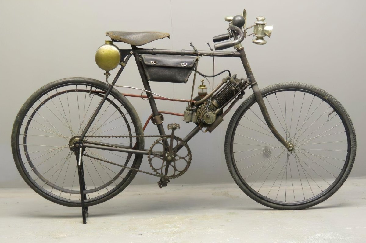 Старинные велосипеды с мотором