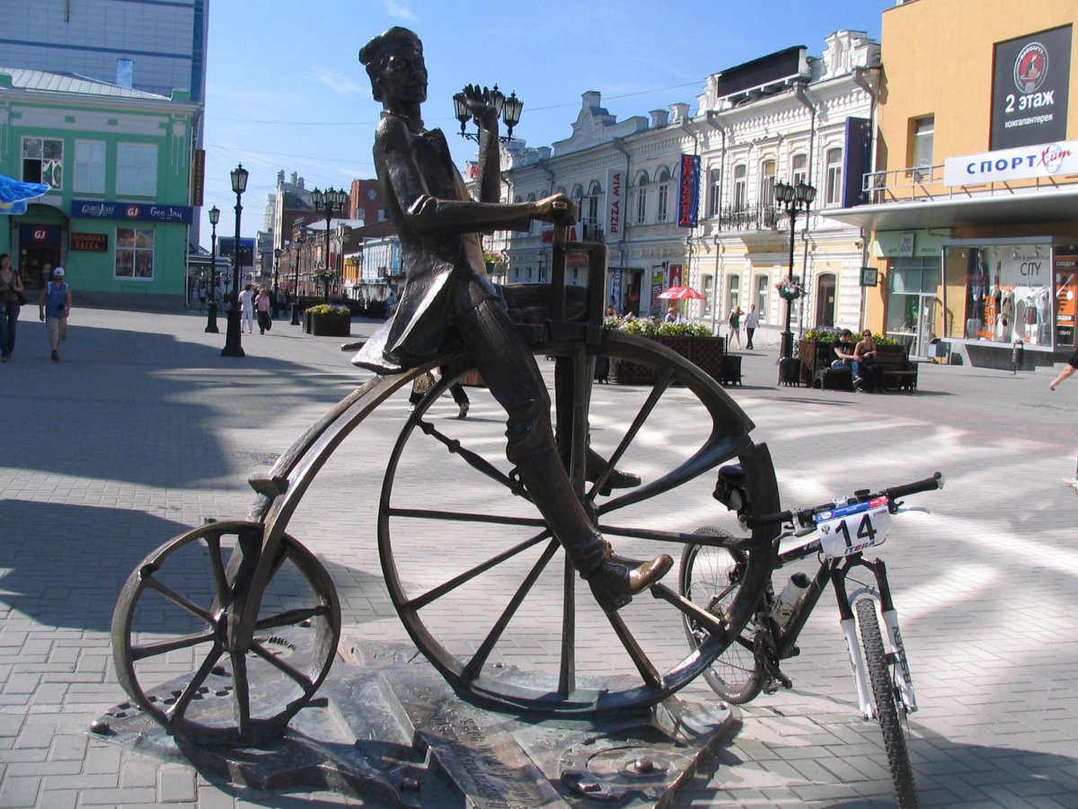 Велосипед в 1801 г Уральский мастер Артамонов