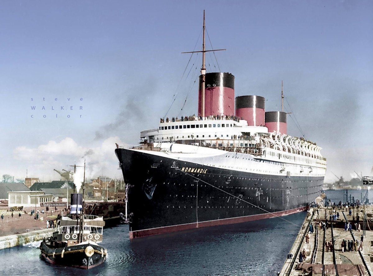 Трансатлантический лайнер Нормандия