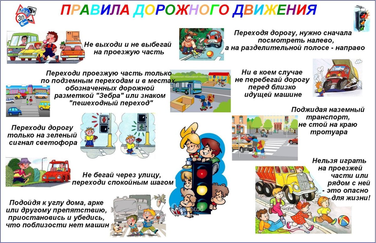 Правила дорожного движения для детей