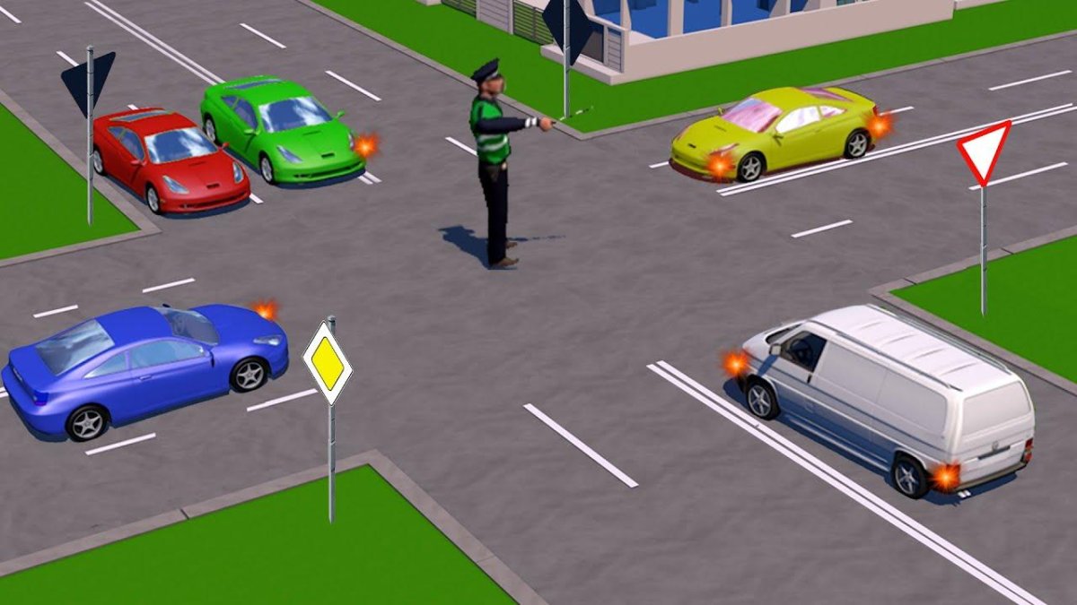 Кому разрешено движение