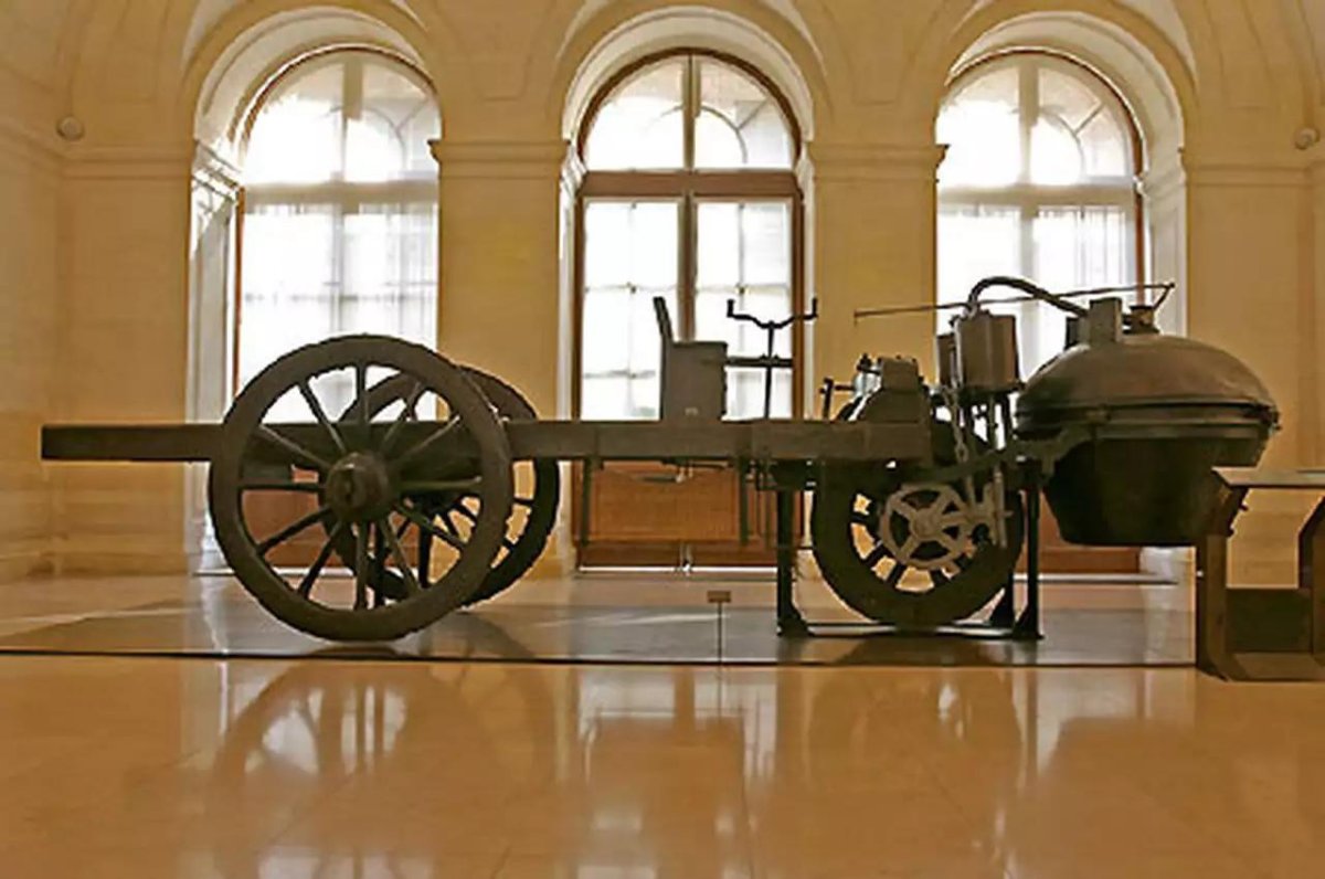 Первый в мире паровой автомобиль Кюньо 1769