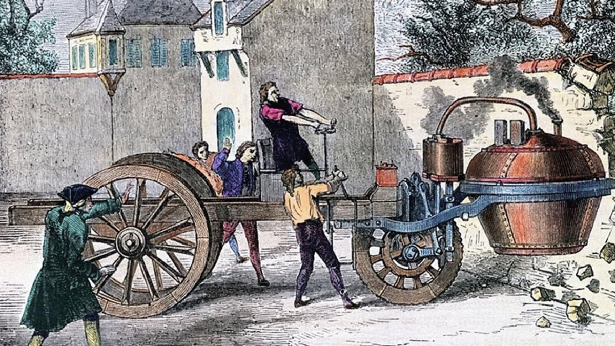 Николя-Жозеф Кюньо первый автомобиль