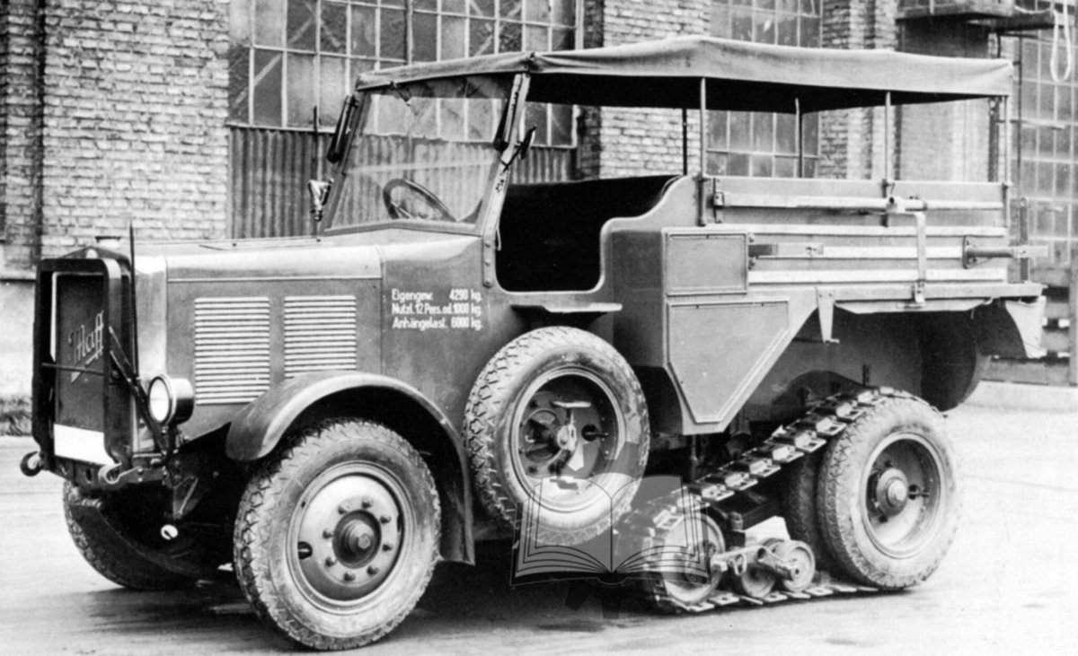 Полугусеничный ЗИЛ