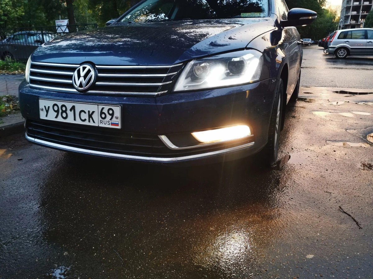 Лед ПТФ Пассат б7