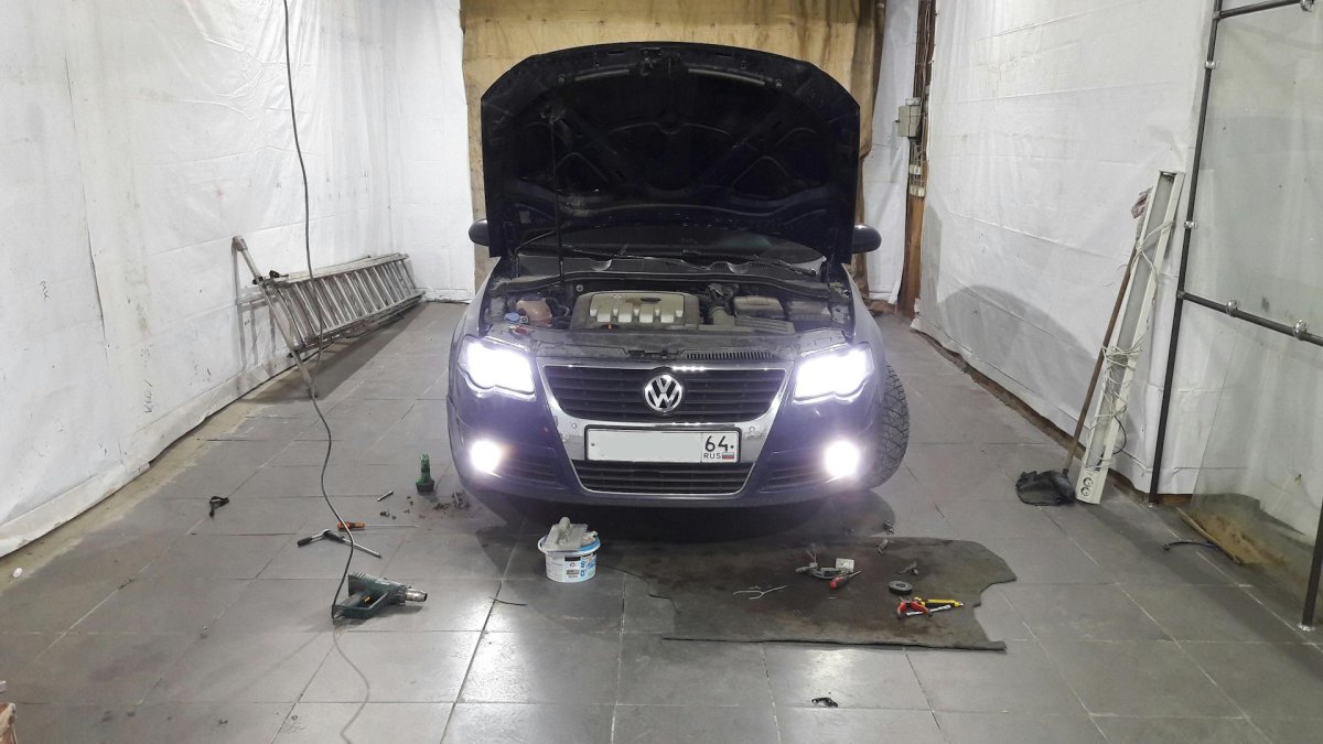 Лед лампы в туманки Пассат б 6