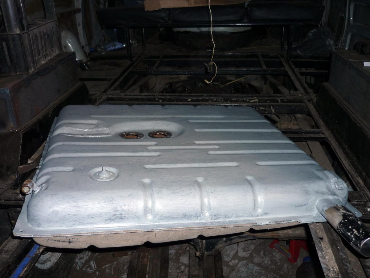 Бак от Волги на УАЗ Буханка