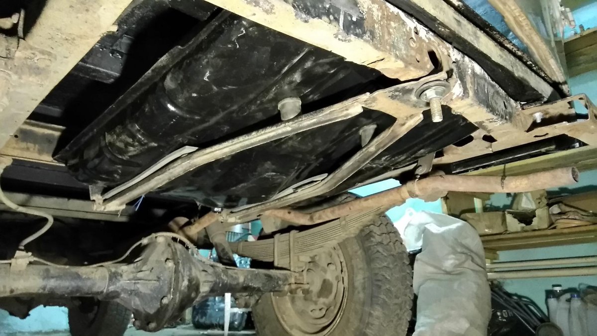 Бак Волга на УАЗ