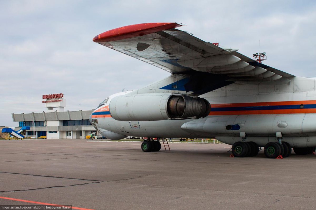 Ил 76 МД грузовой отсек