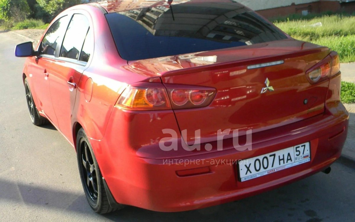 Mitsubishi Lancer 10 лип спойлер