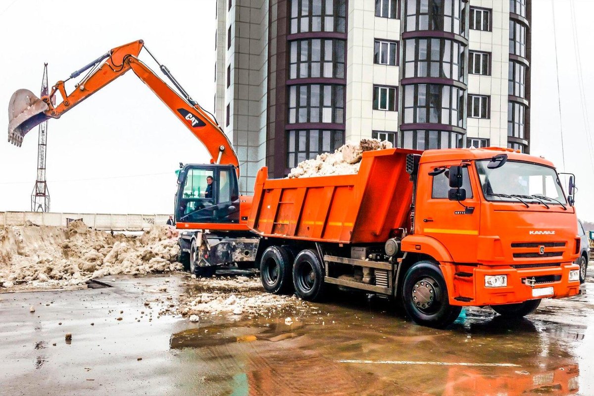 Погрузка строительного мусора