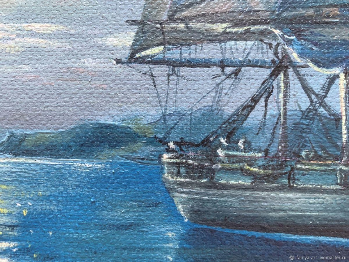 Картина крутой берега