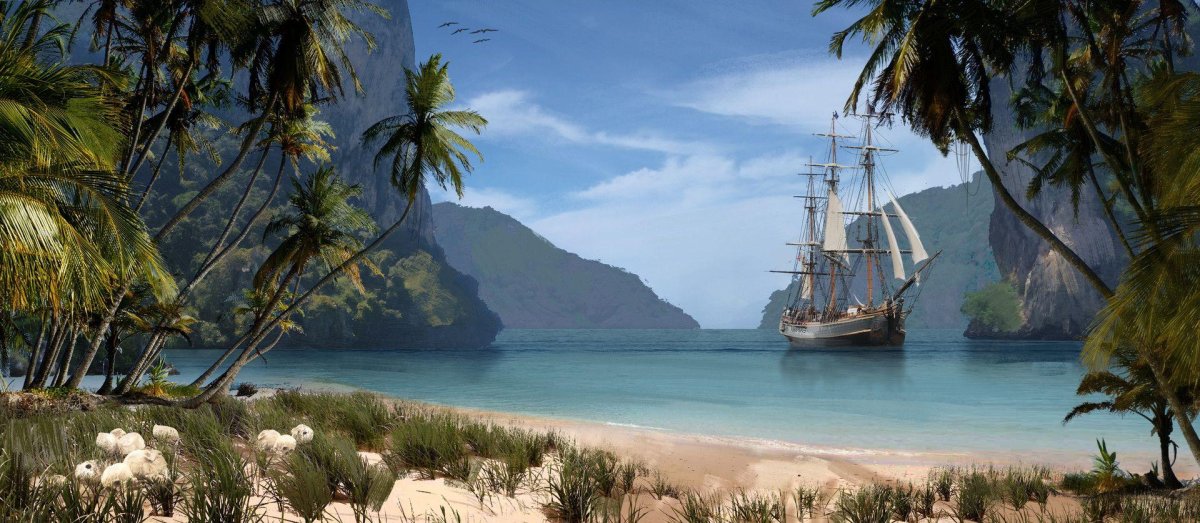 Необитаемые острова Карибского моря