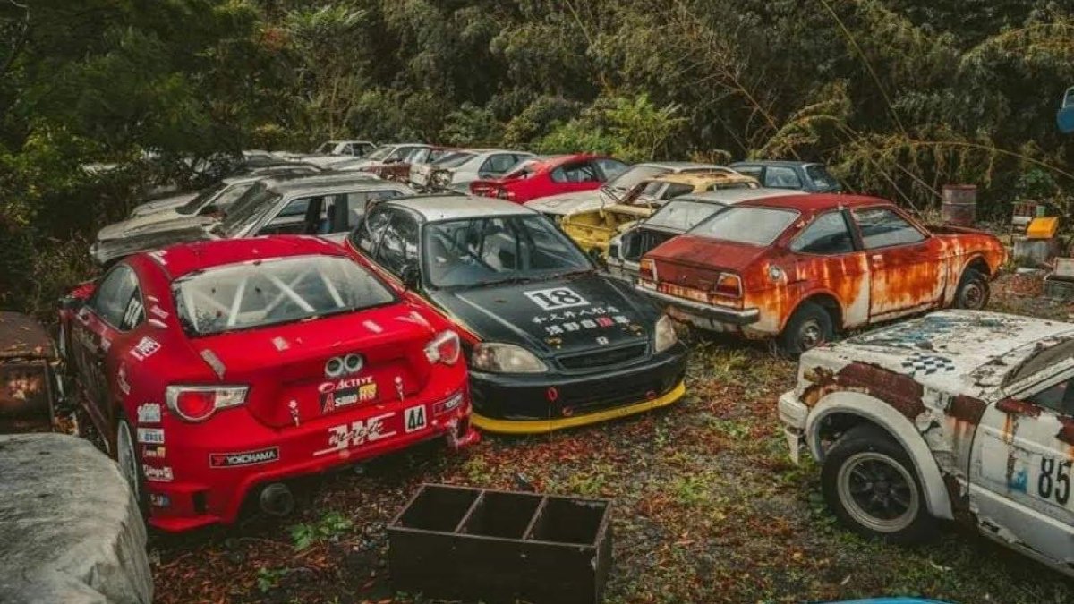 Автосвалка в Японии