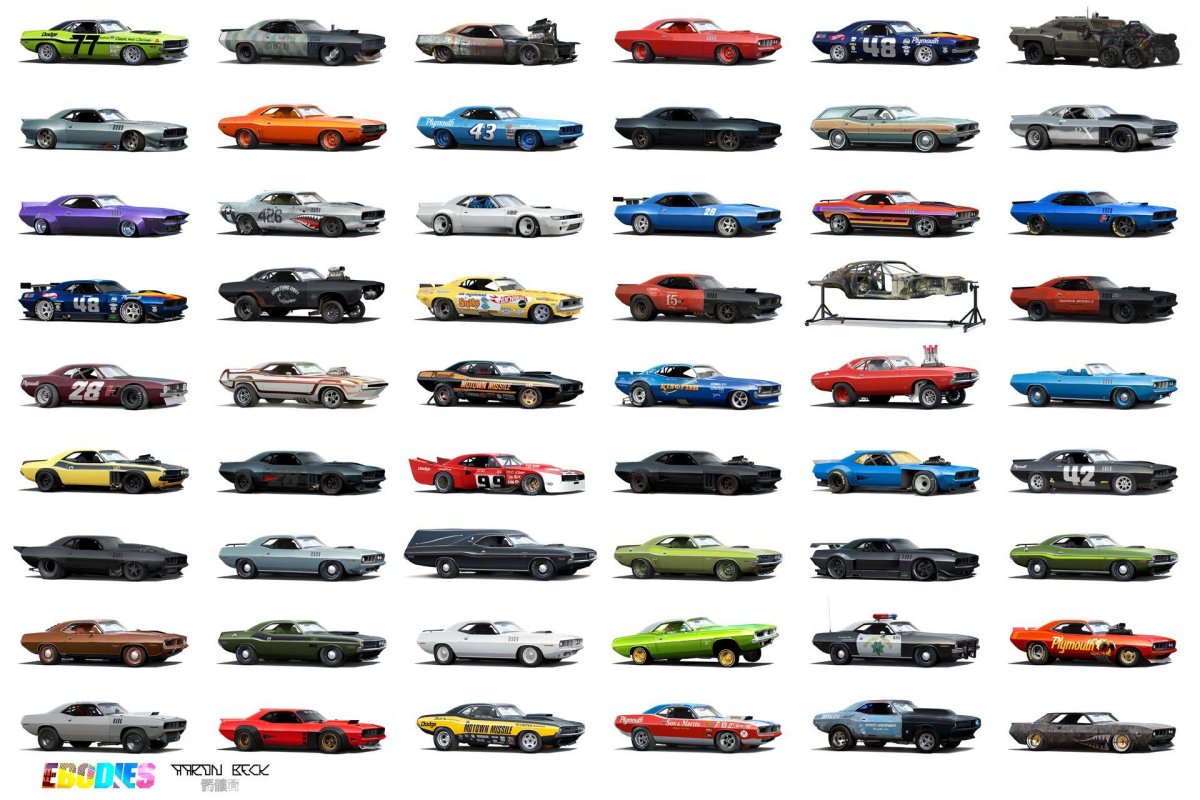 Разные виды машин