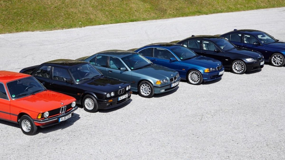 Кузова БМВ 3 серии по годам