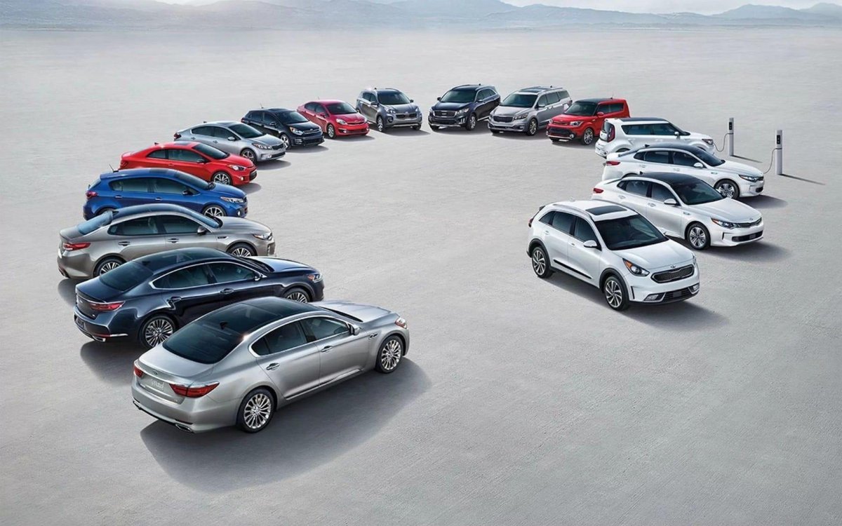 Много автомобилей