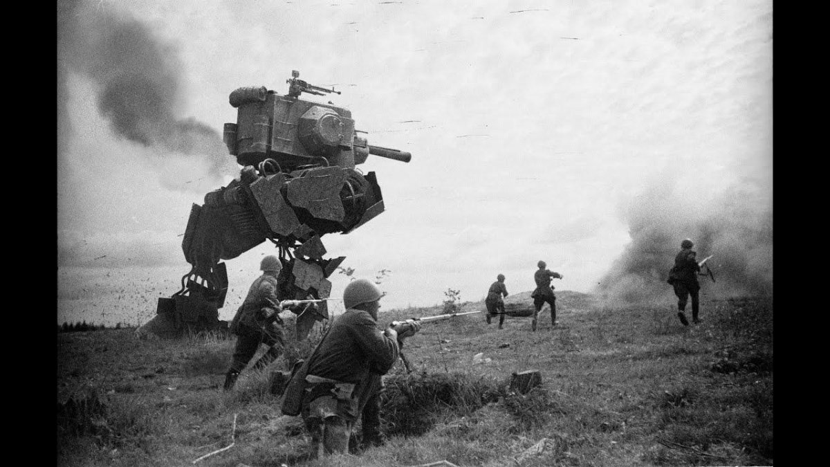 Шагающий танк РККА шт-1