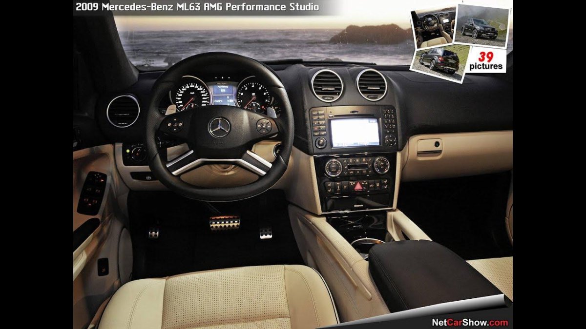 Mercedes Benz ml 63 AMG салон