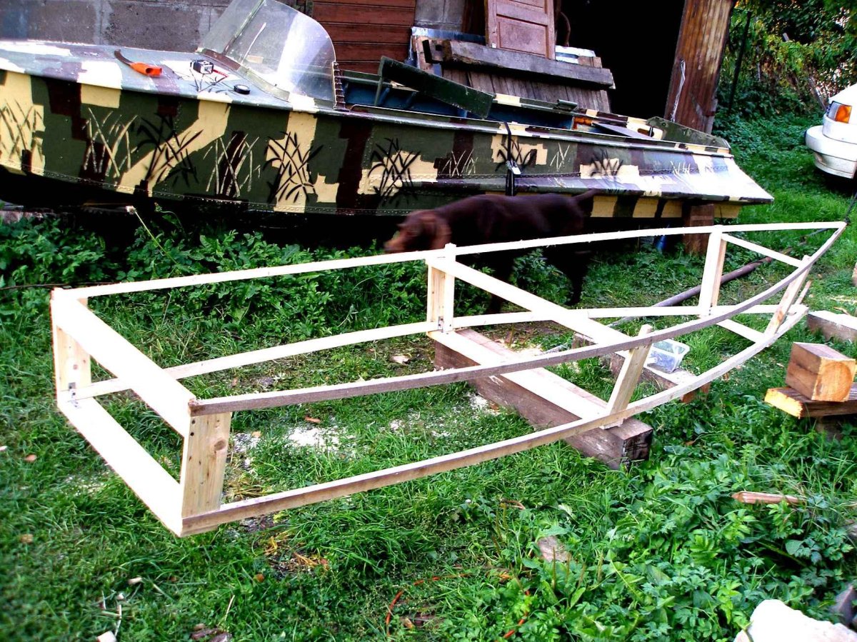 Лодка плоскодонка стеклопластик