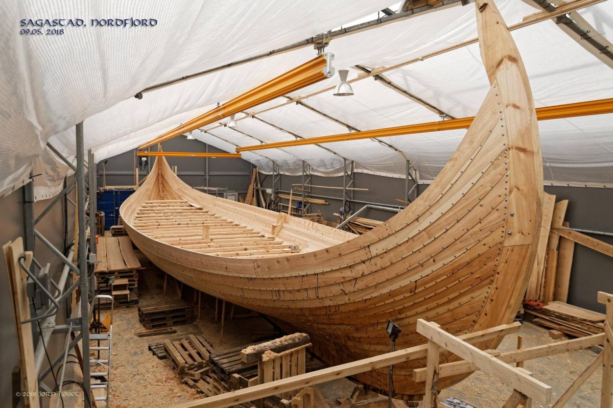 Дракар постройка