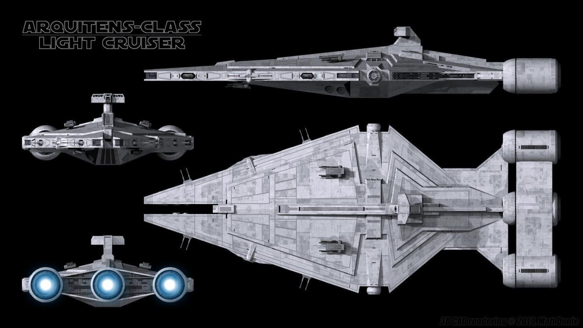 Star Wars arquitens-class Light Cruiser