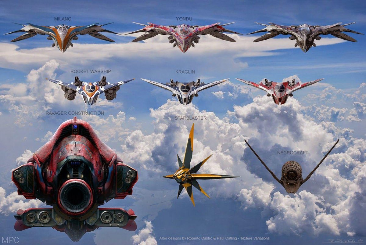 Корабль Милано из стражей Галактики