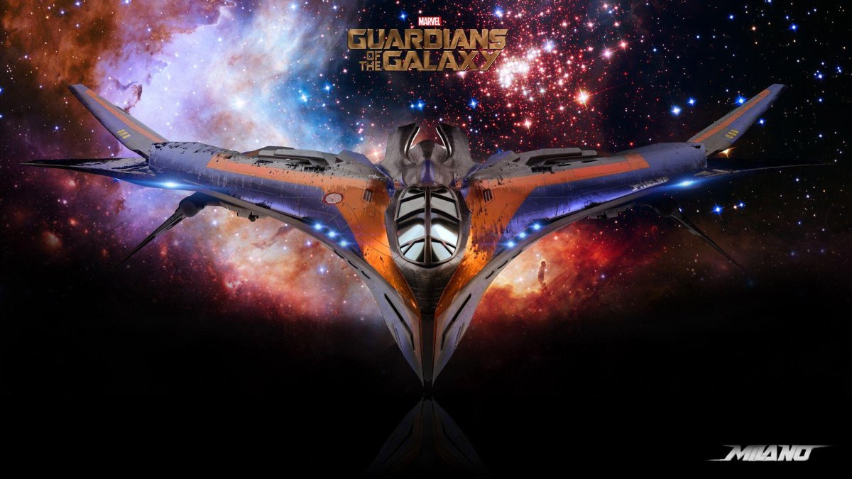 Корабль Милано из стражей Галактики