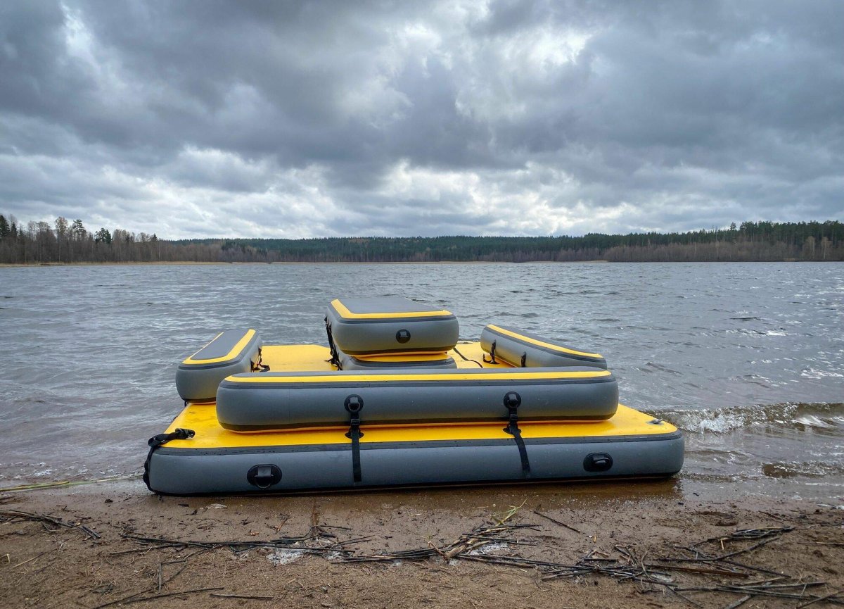 Плот надувной 3х2 DWF Airdeck 20 см