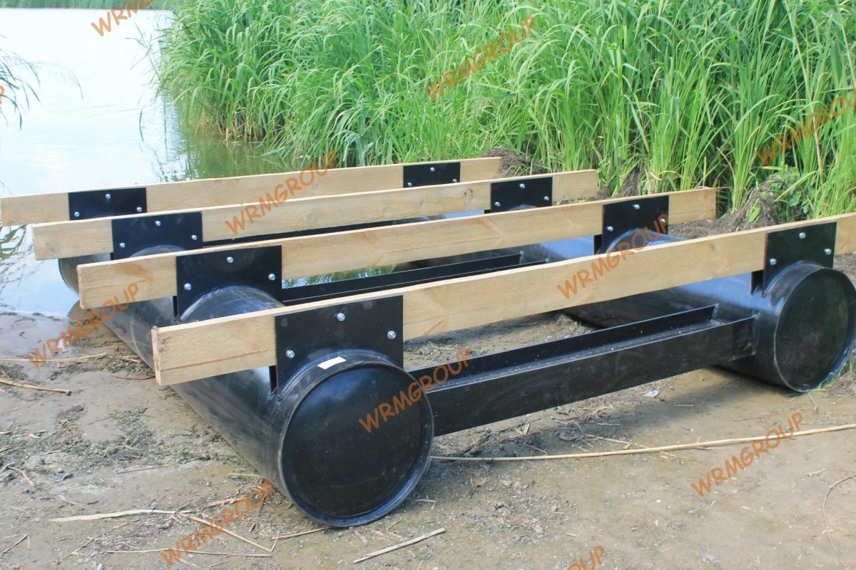 Понтон из труб ПНД 315мм