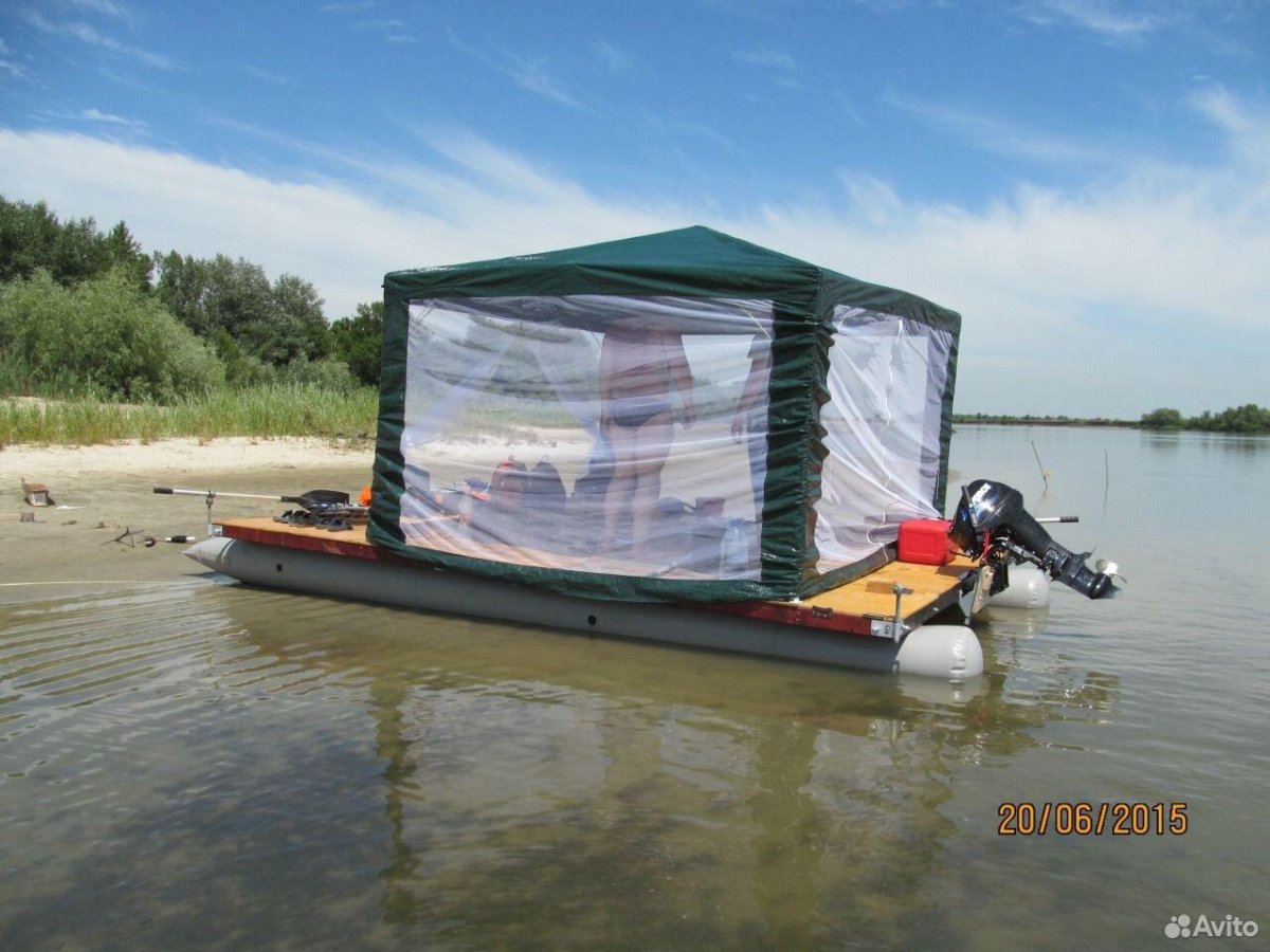 Надувной плот для сплава