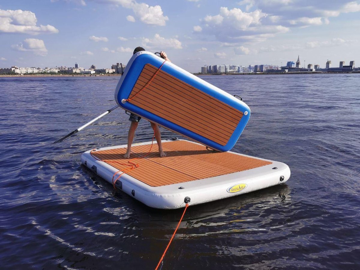 Надувной плот причал