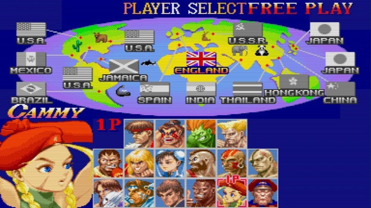 Street Fighter 2 персонажи