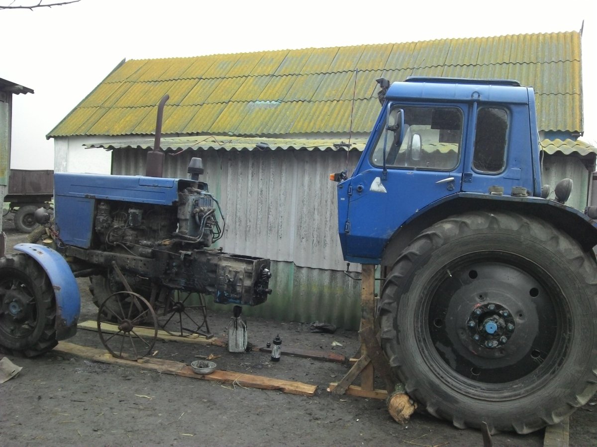 Раскатка трактора МТЗ 80