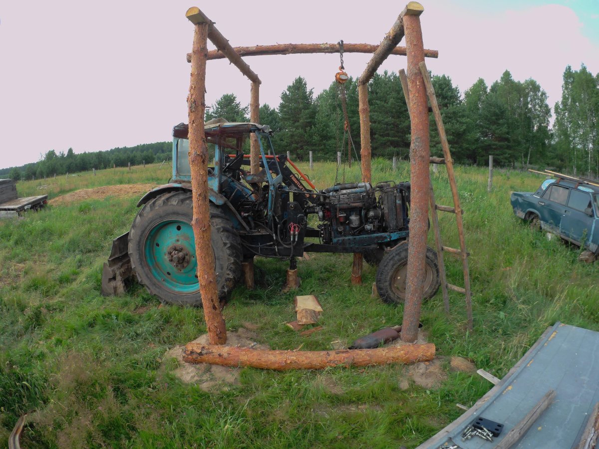 Приспособление для раскатки трактора МТЗ 82