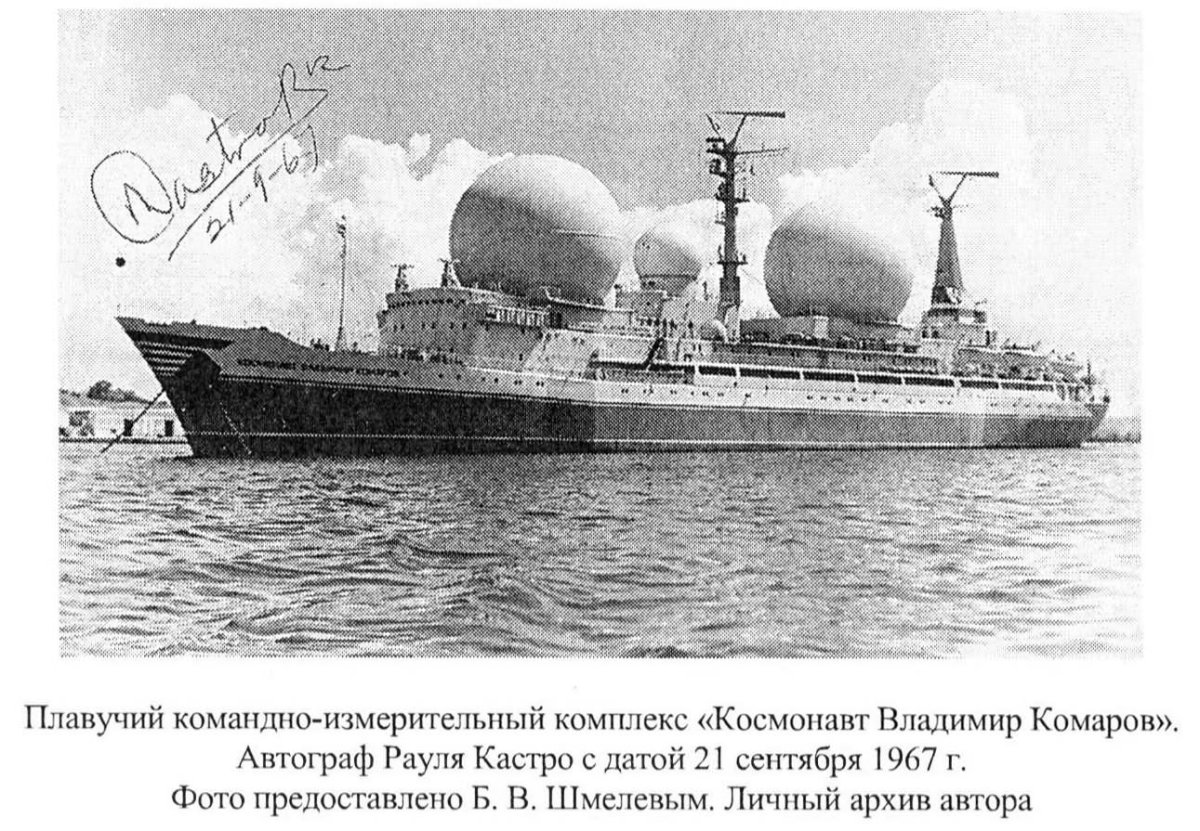 Космонавт комаров судно